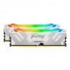 Memoria RAM Kingston Fury Renegade RGB White 32GB DDR5 2x16GB 8000Mhz - KF580C38RWAK2-32