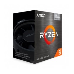Procesador AMD Ryzen 5 5600G, 6 Cores, 12 Threads, Radeon 7 Graphics, 3.9Ghz Base, 4.4Ghz Max, Socket AM4, Wraith Stealth - 100-