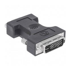 Adaptador de Vídeo Digital Manhattan, Compatible con Interfaces DVI-I y DVI-D - 328883