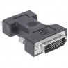 Adaptador de Vídeo Digital Manhattan, Compatible con Interfaces DVI-I y DVI-D - 328883