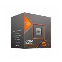 Procesador AMD Ryzen 5 8600G, 6 Cores, 12 Threads, 4.3GHz Base, 5.0GHz Max, Socket AM5, Radeon Graphics -  100-100001237BOX