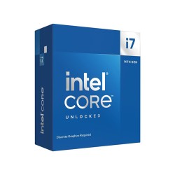 Procesador Intel Core i7 14700KF | 20 Cores (8 Performance-cores / 12 Efficient-cores) | 28 Threads | Hasta 5.6Ghz | 33Mb | Sock