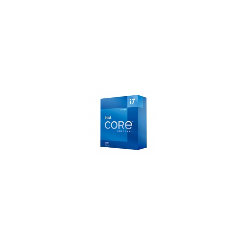 Procesador Intel Core i7 12700KF, 12 Cores (8 Performance-cores / 4 Efficient-cores), 20 Threads, Hasta 5.00GHz, 25Mb, Socket LG
