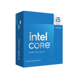 Procesador Intel Core i5-14600KF | 14 Cores (6 Performance-cores / 8 Efficient-cores) | 20 Threads | Hasta 5.3Ghz | 24Mb | Socke