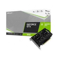 Tarjeta de Video PNY Nvidia Geforce GTX 1650 Verto Dual Fan, 4 GB GDDR6 - VCG16514D6DFXPB1