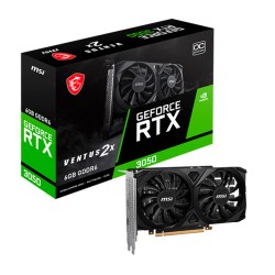 Tarjeta de video Nvidia MSI GeForce RTX 3050 Ventus 2X, OC, DLSS 3, RAY TRACING, REFLEX, STUDIO, GDDR6 - 912-V809-4266