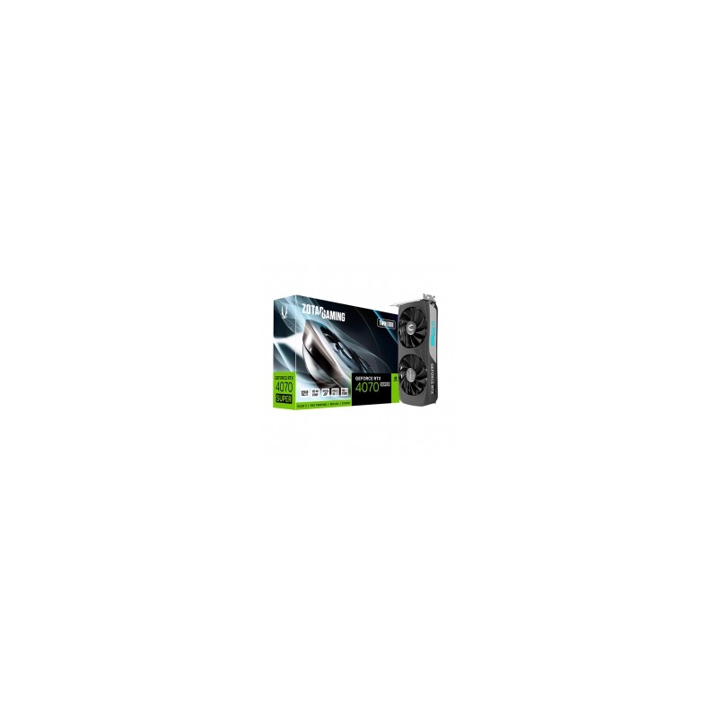 Tarjeta de video Nvidia Zotac GeForce RTX 4070 Super Twin Edge, DLSS 3, RAY TRACING, REFLEX, STUDIO, 12GB GDDR6X - ZT-D40720E-10