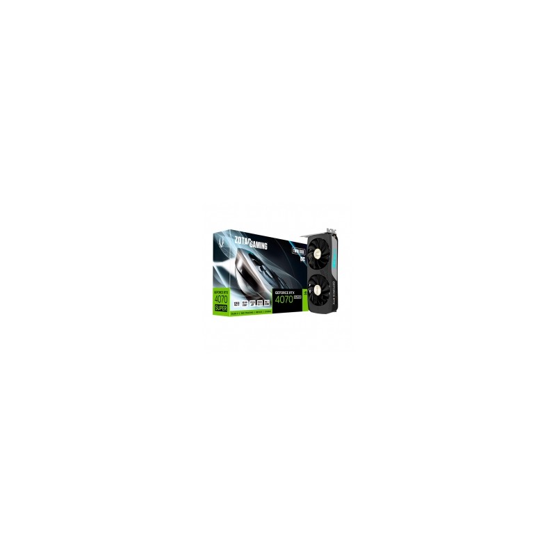 Tarjeta de video Nvidia Zotac GeForce RTX 4070 Super Twin Edge OC, DLSS 3, RAY TRACING, REFLEX, STUDIO, 12GB GDDR6X - ZT-D40720H