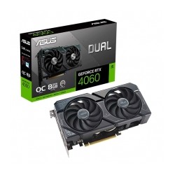 Tarjeta de video Nvidia Asus GeForce RTX 4060 Dual OC, DLSS 3, RAY TRACING, REFLEX, STUDIO, 8GB GDDR6X - DUAL-RTX4060-O8G