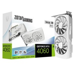 Tarjeta de video Zotac Gaming GeForce RTX 4060 8GB Twin Edge OC, DLSS 3, Ray Tracing, GDDR6, Blanco - ZT-D40600Q-10M