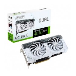 Tarjeta de video Nvidia Asus GeForce RTX 4070 Super Dual White, DLSS 3, RAY TRACING, REFLEX, STUDIO, 12GB GDDR6X - DUAL-RTX4070S