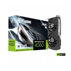 Tarjeta de video Zotac Gaming GeForce RTX 4060 8GB Twin | DLSS 3 | RAY TRACING | REFLEX STUDIO | GDDR6 - ZT-D40600H-10M