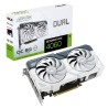Tarjeta de Video Nvidia Asus Dual GeForce RTX 4060 White OC, 2 Ventiladores, 8GB GDDR6, OC, PCIe 4.0, Ray Tracing, Nvidia DLSS 3