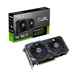 Tarjeta de video Nvidia Asus GeForce RTX 4060 Ti Dual OC, DLSS 3, RAY TRACING, REFLEX, STUDIO, 8GB GDDR6X - DUAL-RTX4060TI-O8G