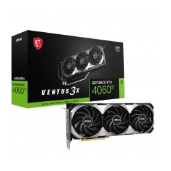 Tarjeta de video Nvidia MSI GeForce RTX 4060 Ti VENTUS 3X 16G OC,  DLSS 3, RAY TRACING, REFLEX, STUDIO, GDDR6,  - GPU-MSI-RTX406