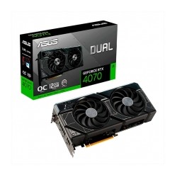 Tarjeta de Video Nvidia Asus Dual GeForce RTX 4070 OC, 2 Ventiladores, 12GB GDDR6X, OC, PCIe 4.0, Ray Tracing, Nvidia DLSS 3 - D