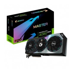 Tarjeta de video Nvidia Gigabyte Aorus GeForce RTX 4080 Super Master 16GB OC, 16GB GDDR6X, RGB Fusion 2.0 - GV-N408SAORUS M-16GD