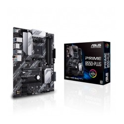 Tarjeta Madre Asus Prime B550-PLUS, ATX, AM4, DDR4 4400Mhz OC, x2 M.2, Aura Sync