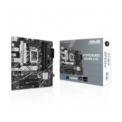 Tarjeta Madre Asus Prime B760M-A D4, Micro-ATX, 12th y 13th Gen Intel, LGA1700, DDR4 5333Mhz OC, x2 M.2, Aura Sync