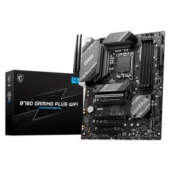 Tarjeta Madre MSI B760 Gaming Plus WIFI, ATX, 12th, 13th & 14th Gen Intel, LGA 1700 DDR5 6800Mhz, PCIe 4.0, Wi-Fi 6E, Bluetooth 