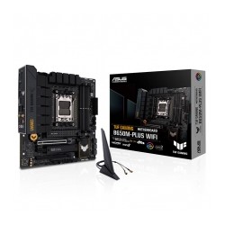 Tarjeta Madre Asus Tuf Gaming B650M-Plus WiFi , Micro-ATX, AM5, DDR5 6,400Mhz OC, x2 M.2, WiFi 6 , Bluetooth 5.2 - B650M-PLUS WI