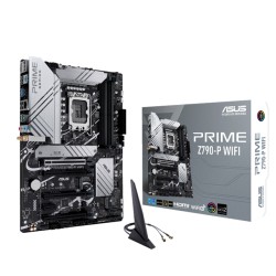 Tarjeta Madre Asus Prime Z790-P WIFI, ATX, 12th y 13th Gen Intel, LGA1700, DDR5 7200Mhz OC, x3 M.2, Aura Sync, Wi-Fi 6E, Bluetoo