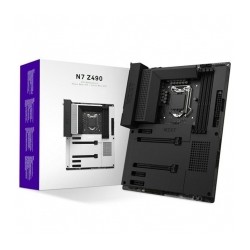 Tarjeta Madre NZXT N7 Z490, 10-11 Gen Intel, LGA 1200, DDR4 4266Mhz OC, ATX, x3 M.2 - N7-Z49XT-B1