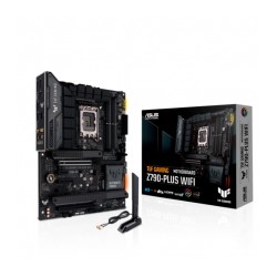Tarjeta Madre Asus TUF Gaming Z790-Plus WIFI, ATX, 12th, 13th y 14th Gen Intel, LGA1700, DDR5 7200Mhz OC, x4 M.2, Aura Sync, Wi-