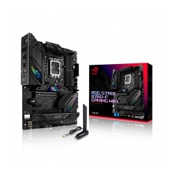 Tarjeta Madre Asus ROG STRIX B760-F GAMING WIFI, ATX, LGA1700, 12th, 13th y 14th Gen Intel, DDR5 7800Mhz OC, x3 M2, x4 SATA, Wi-