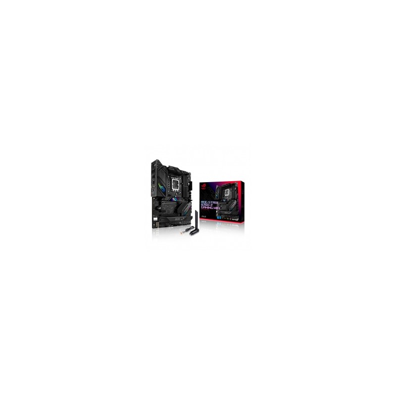 Tarjeta Madre Asus ROG STRIX B760-F GAMING WIFI, ATX, LGA1700, 12th, 13th y 14th Gen Intel, DDR5 7800Mhz OC, x3 M2, x4 SATA, Wi-