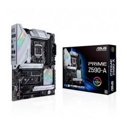 Tarjeta Madre Asus Prime Z590-A, 10-11 Gen Intel, DDR4 5333Mhz OC, ATX, Triple M.2, Aura Sync, Asus Thunderbolt EX 4