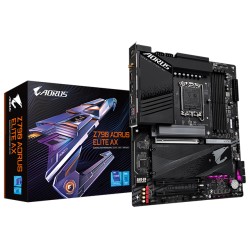 Tarjeta Madre Gigabyte Z790 Aorus Elite AX, ATX, 12th y 13th Gen Intel, LGA1700, DDR5 7600Mhz OC, x4 M.2, RGB Fusion 2.0, Wi-Fi 