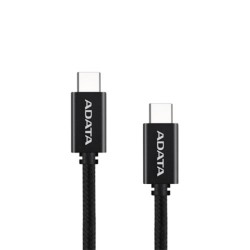 Cable Adata USB-C a USB-C, Negro, 1 Metro - CACC-100PN-BK