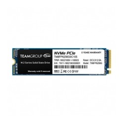 Unidad de Estado Solido SSD NVMe M.2 Teamgroup MP33 256GB, 1600/1000 MB/s, PCIe Gen3 x4 - TM8FP6256G0C101