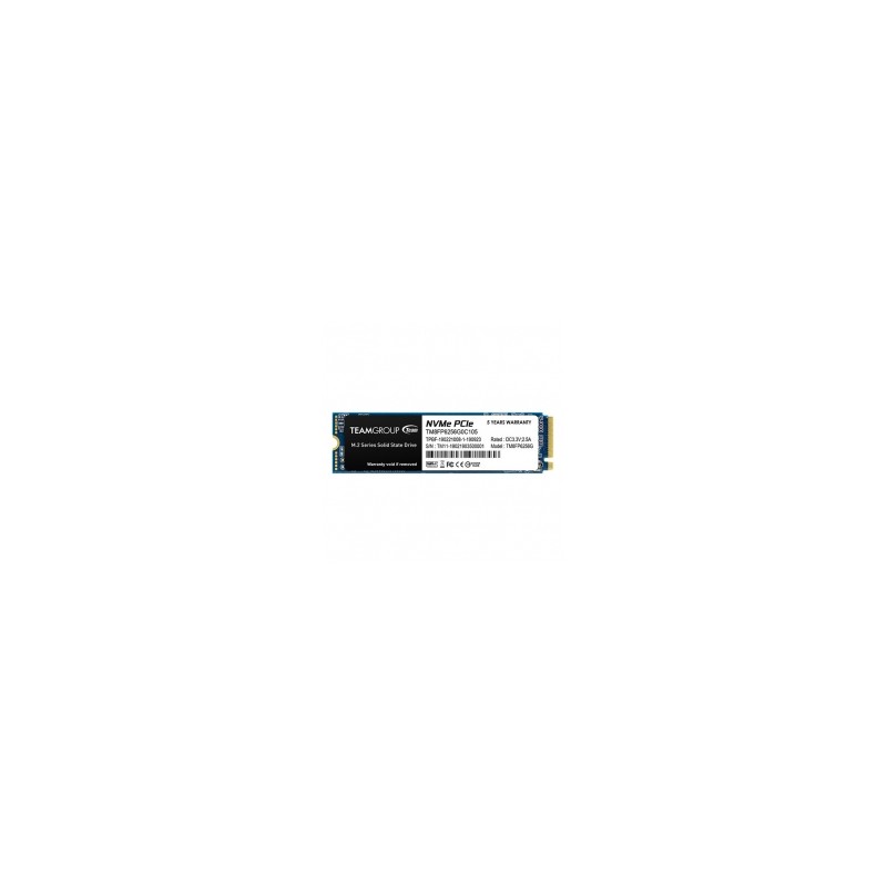 Unidad de Estado Solido SSD NVMe M.2 Teamgroup MP33 256GB, 1600/1000 MB/s, PCIe Gen3 x4 - TM8FP6256G0C101