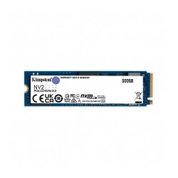 Unidad de Estado Solido SSD NVMe M.2 Kingston NV2 500GB, 3500/2100 Mb/s, PCI Express 4.0 - SNV2S/500G