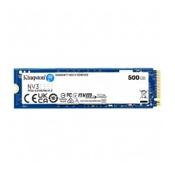 Unidad de Estado Solido SSD NVMe M.2 Kingston NV3 500GB, 5000/3000 Mb/s, PCI Express 4.0 - SNV3S/500G