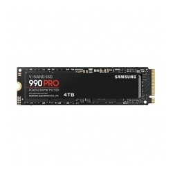 Unidad de Estado Solido SSD NVMe M.2 Samsung 990 Pro, 4TB, 7,450/6,900 MB/s, PCIe 4.0 - MZ-V9P4T0B/AM