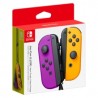 Controles Joy-Con Izquierdo y Derecho para Nintendo Switch, color Morado/Naranja Neón - Standard Edition - HACAJAQAA