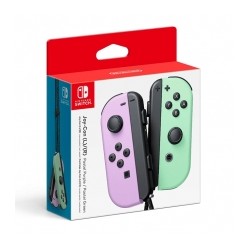 Controles Joy-Con Izquierdo y Derecho para Nintendo Switch, Color Morado Pastel/Verde Pastel- Standard Edition - HACAJAVAF