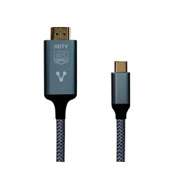 Cable Vorago USB-C a HDMI, 1.8 Metros, 4K 60Hz  - CAB-310