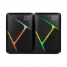 Bocinas Vorago SPK-108, 2.0 Canales, RGB, USB, Salida 3.5mm, Sonido Estereo - SPK-108