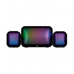 Bocinas Vorago SPK-255, 2.1 Canales, Subwoofer 10W, RGB, USB, Salida 3.5mm, Sonido Estereo - SPK-255