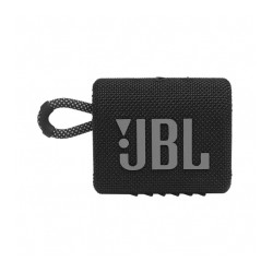 Bocina Bluetooth JBL Go 3 Negra | Resistente al polvo y agua IP67 | Bluetooth 5.1 - JBLGO3BLKAM