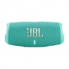 Bocina Bluetooth JBL Charge 5 Teal | Resistente al polvo y agua IP67 | Bateria Integrada - JBLCHARGE5TEALAM