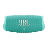 Bocina Bluetooth JBL Charge 5 Teal | Resistente al polvo y agua IP67 | Bateria Integrada - JBLCHARGE5TEALAM