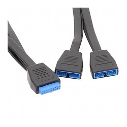 Cable Divisor de USB 3.0, 20 cm, 19 Pines - B0CN52QRC4