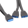 Cable Divisor de USB 3.0, 20 cm, 19 Pines - B0CN52QRC4