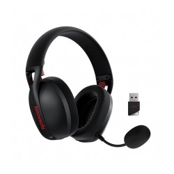 Diadema Gamer Redragon Ire Pro H848 Black,  Alámbricos e Inalámbricos / Stereo / USB / BT / PC /  PS5 / Teléfono