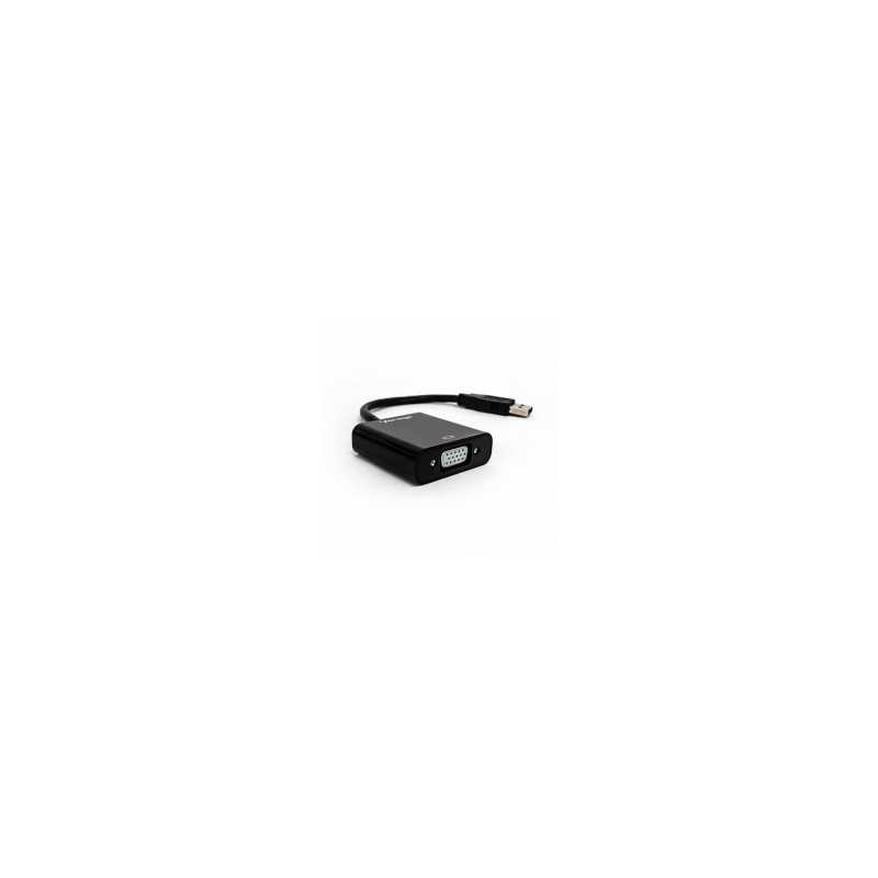 Adaptador Vorago ADP-200, USB a VGA, Compatible con USB 2.0 y 3.0, Full HD - ADP-200